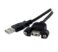 StarTech.com USBPNLAFAM1 Cavo Prolunga USB 2.0 per Montaggio a Pannello di Tipo