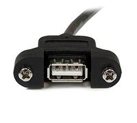StarTech.com Cavo Prolunga USB 2.0 per montaggio a pannello di Tipo A/A Femmina A / Maschio A - 60 cm