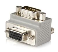 StarTech.com VGA Cable adapter DB15 M DB15 FM Grigio (RIGHT ANGLE VGA TO VGA CABLE - ADAPTER TYPE 2 - M/F)