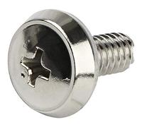 StarTech.com Viti 12-24 per rack per server, Confezione da 50 unità, Nichelate (CABSCRWS1224)