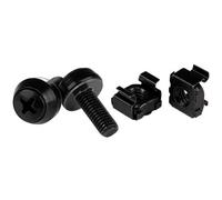 StarTech.com Viti e Dadi in Gabbia per Rack 19 e 10 con Fori Quadrati; Kit con V