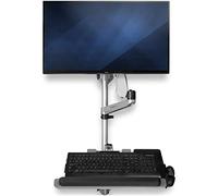 StarTechcom Postazione di lavoro con montaggio a parete - Scrivania articolata con braccio ergonomico per monitor regolabile i