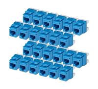 StarTech Connettore Keystone RJ45 Cat6 UTP, Confezione da 24 Prese Ethernet per Scatola a Muro, Terminazione 110 Punch Down a 180°; Blu