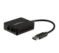 StarTechcom Convertitore Giggabit Ethernet USB 30 a Fibra Ottica - 1000BASE-SX/SC