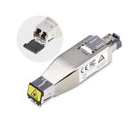 StarTech Convertitore Fibra Gigabit a RJ45 Ethernet (D01ML55P-FIBER-MEDIA) | Monomodale fino a 10km, Multimodale fino a 800m, Dongle Plug and Play