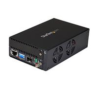 StarTech Convertitore Media Rame-Fibra 10 Gigabit Ethernet (ET10GSFP) | Slot SFP+ Aperto, Gestito, Supporta Fibra Monomodale e Multimodale