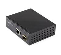 StarTechcom Media converter fibra a Ethernet 60W - Convertitore gigabit fibra ottica rame per uso industriale - PoE+ Media con