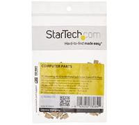 StarTech.com Viti Dadi Esagonali distanziali di ricambio per PC #6-32 a M3 in metallo, Confezione da 50