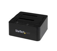 StarTech.com Docking Station USB 3.0 per doppio Hard Disk SATA / eSATA SSD da 2,5"/3,5" con UASP