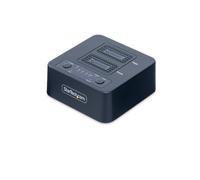 StarTech.com Duplicatore di unità M.2 NVMe 1:1, clonatore autonomo dischi SSD fino a 90 GBpm, dock USB 3.2 20Gbps per drive doppio alloggiamento, cavi USB-C/A inclusi
