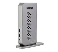 StarTech.com USB-C USB-A Dock - Docking station USB C dual monitor DisplayPort e HDMI 4K 60Hz con Ethernet Adattatore multiporta 6x USB-A, GbE type C/USB 3.1 Gen 1- Windows/Mac [DK30A2DHUUE]