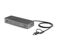 StarTech Dock Ibrido USB-C USB-A Universale Doppio 4K HDMI DP, Mac, 100W | Ideale per MacBook Pro e Air, Doppio monitor 4K HDMI e DisplayPort, Adattatore multiporta