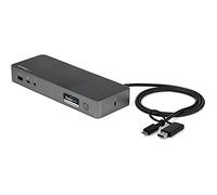 StarTech Dock Ibrido USB-C USB-A Universale Doppio 4K HDMI DP, MacBook, 60W | Ideale per MacBook Pro e Air M5, Doppio monitor 4K HDMI e DisplayPort, Adattatore multiporta