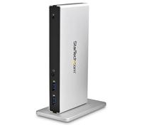 STARTECH Dock Station Universale USB 3.0 DVI 5 porte USB 3.0 nera e argento