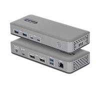 StarTech Docking Station USB-C Dual Monitor, DisplayPort, 4K 60Hz, Ricarica Laptop 100W, Ethernet 1GbE, Senza Driver, Dock Multi-Monitor per Windows