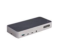 StarTech.com Docking station USB-C per Tre Monitor - Dock USB C Triplo HDMI/DP 4K - Hub USB a 5 Porte - GbE - PD 100W - Docking