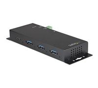 STARTECH Docking Station USB-C 4 Porte 10 Gbit/s 3xUSB-A Hub Metallo Nero