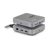 StarTech Docking Station USB-C 7-in-1 DisplayLink Dual 4K 60Hz HDMI, GbE | Compatibile MacBook M1 M2 M3 M4, Windows