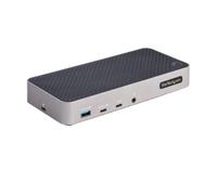 StarTech.com Docking station USB-C per Tre Monitor - Dock USB C Triplo HDMI/DP 4K - Hub USB a 5 Porte - GbE - PD 100W - Docking