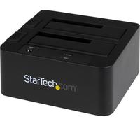 StarTech.com Docking Station USB 3.0 per doppio Hard Disk SATA / eSATA SSD da 2,5"/3,5" con UASP