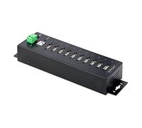 ST USB210AIND - Hub USB 2.0 a 10 porte, industriale, montabile