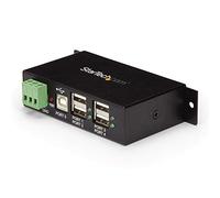 StarTech.com HUB USB 2.0 Industriale in metallo a 4 porte con protezione da sovracorrenti - montabile ST4200USBM