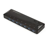 StarTech Hub USB 3.0 7 Porte Con Caricatore Ded. Nero Docking Station