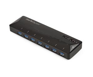 StarTech Hub USB 3.0 7 Porte Con Caricatore Ded. Nero Docking Station