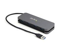 STARTECH Hub USB 3.2 Gen 1 Type-A 5000 Mbit/s Nero e Grigio