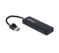 StarTech Hub USB-A 4 Porte 5Gbps, Alimentato via USB (H5A4A-USB-HUB) | USB 3.0, Splitter Multiporta, Ideale per Viaggio