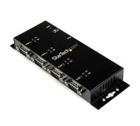 STARTECH Hub USB a DB9 RS232 4 porte - Adattatore per montaggio a parete