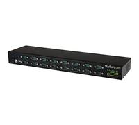 StarTech Hub USB a Seriale RS232 16 Porte, DB9, da Rack (ICUSB23216FD) | Adattatore da USB a DB9 RS232, Espansione seriale a 16 porte