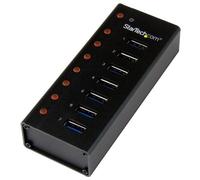 Startech 7 Port Usb 3.0 Hub-desktop /wall-mount One Size Black