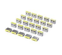 StarTech Inserti di Ricambio Blocco Porta USB-A per USB-A-Port-Blocker con Chiusura a Scatto, Copriporta Riutilizzabili per Laptop e PC, Confezione da 25