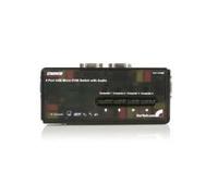 Startech Kit Switch Kvm USB Con Audio E Cavi 4 Porte Colore Nero SV411KUSB