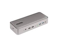 StarTech.com KVM Docking Station USB-C per due laptop, docking station DisplayPort a doppio monitor 4K 60 Hz, hub USB 5 porte, GbE, Dock con alimentazione 90W/45W Windows/Mac [129UE-USBC-KVM-DOCK]