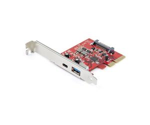 STARTECH Lettore di Memoria e Dock Station USB 3.2 Tipo C Rosso 10 Gbit/s