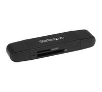 STARTECH Lettore USB 3.0 per Schede SD e microSD - Nero, 5000 Mbit/s