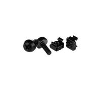 StarTech Viti di fissaggio e dadi in gabbia per server rack M5 x 12 mm Confezione da 100 Nero