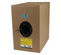 StarTech.com Matassa di cavi LAN Cat5e solidi UTP da 305 m - Bobina di rete ethernet RJ45 - Cavo Ethernet Sfuso Cetificato CMR - Nero - Conforme TAA