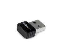 STARTECH Mini adattatore di rete wireless USB 2.0 N 300 Mb / se 2,4 GHz - Chiave USB WiFi 802.11n - Scheda di rete wireless N - Nero