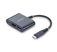 StarTech Mini Dock USB-C 3-in-1 HDMI 4K 60Hz, 140W PD 3.2, 5Gbps, Bianco | Compatibile MacBook, Dell, ThinkPad, HP, iPad, Tablet