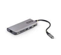 StarTech Hub USB-C 6 in 1, adattatore USB-C a HDMI multiporta con ricarica PD 140W, HDMI 4K 60Hz, Hub 10Gbps, 2.5GbE, slot SD, Mini Dock per MacBook, Dell, HP