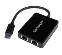 StarTech Network USB32000SPT - Adattatore Gigabit Ethernet doppia porta USB3.0
