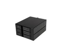 STARTECH Pannello di Backplane per Dischi Duri Mobile - Alluminio senza Cassetto - 3 Dischi Duri SAS II/SATA III 6Gbps, Hot Swap