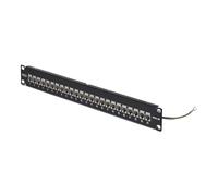 StarTech Patch Panel Passante 24 Porte 1U Cat6a STP (C6APANELSTP241UFT)