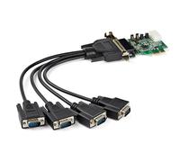 StarTech PEX4S953LP Scheda Adattatore Seriale RS232 PCI Express 4 Porte PCIe RS2