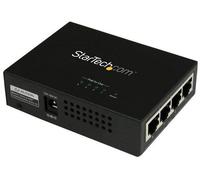 Startech - POEINJ4G - Iniettore Poe+ Midspan Gigabit A 4 Porte, 802.3at/af