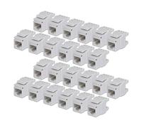 StarTech Presa Keystone RJ45 Cat6 UTP x24, 110 Punch Down 180°, Bianco