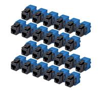 StarTech Presa Keystone RJ45 Cat6 UTP x24, Senza Attrezzi 180°, Nero